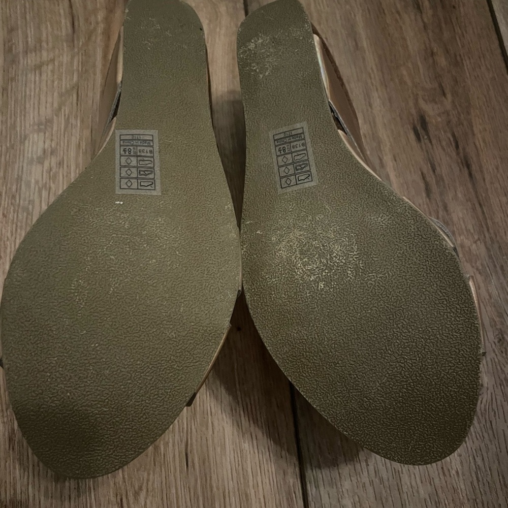 Blowfish Rose Gold Wedge Shoes - Picture 3 of 5